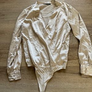 A+F Silk Cheetah bodysuit